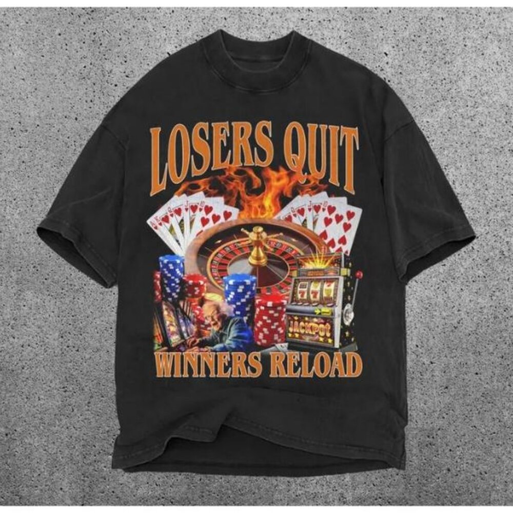 Funny Gambling Shirt – Lucky Casino Tee for Gamblers